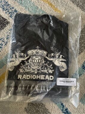 Radiohead North America Tour 2018 Band Tee Black Small